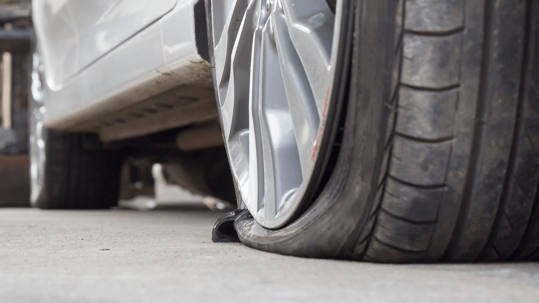 Flat tire needing roadside assistance and towing in St. Clair Shores, MI